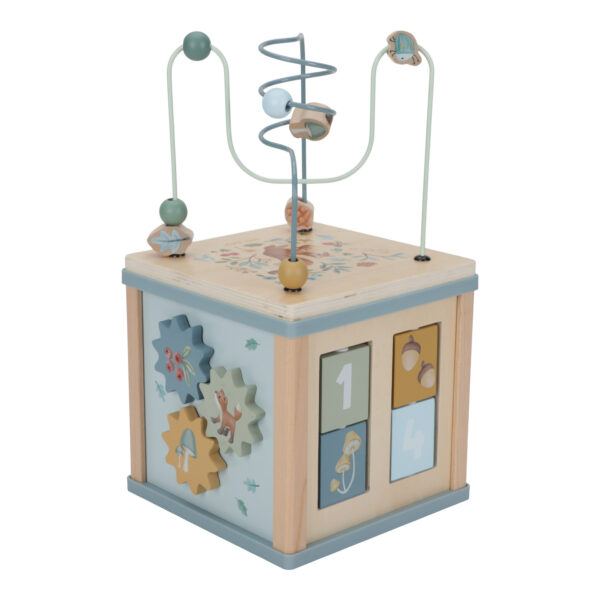 Wooden activity cube - Forest Friends FSC